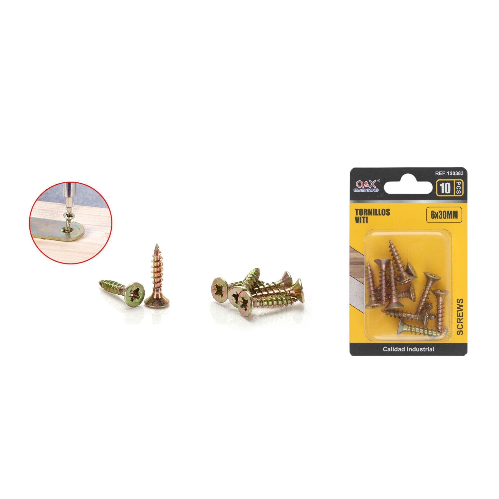 Clavo para fibrocemento zincado color 6x30 mm 10 pcs