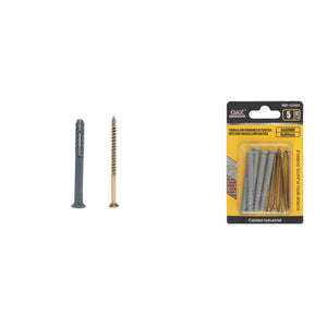 Tarugos de expansin por impacto con clavo para fibra 6x60mm 5SET