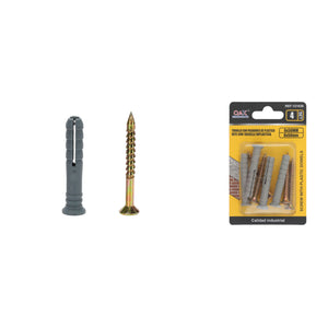 Tarugos de expansin por impacto con clavo para fibra 8x50mm 4SET