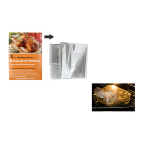 Bolsas para hornear pollo 45*55cm (3 unidades)