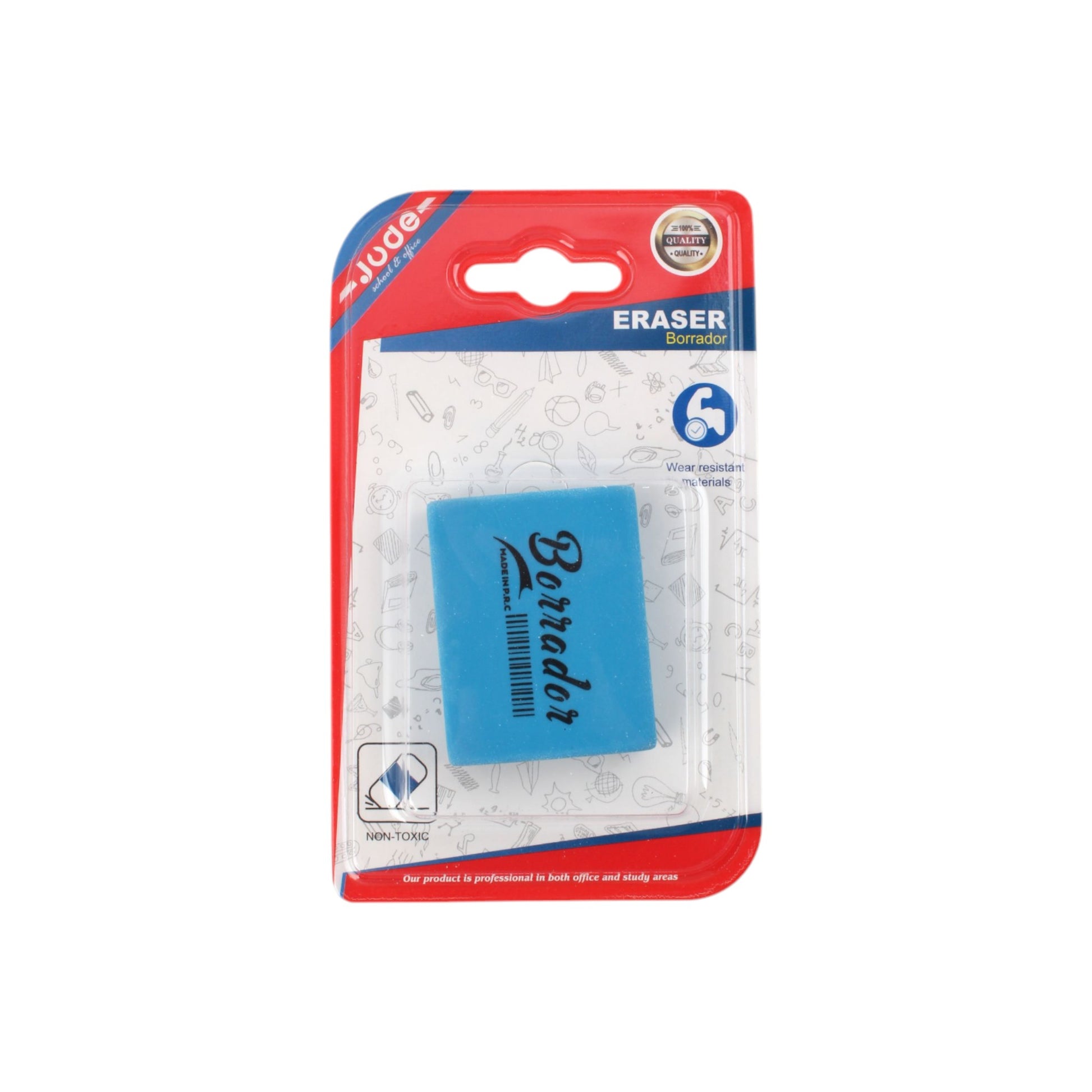Goma de borrar cuadrada 1PZ JD10003