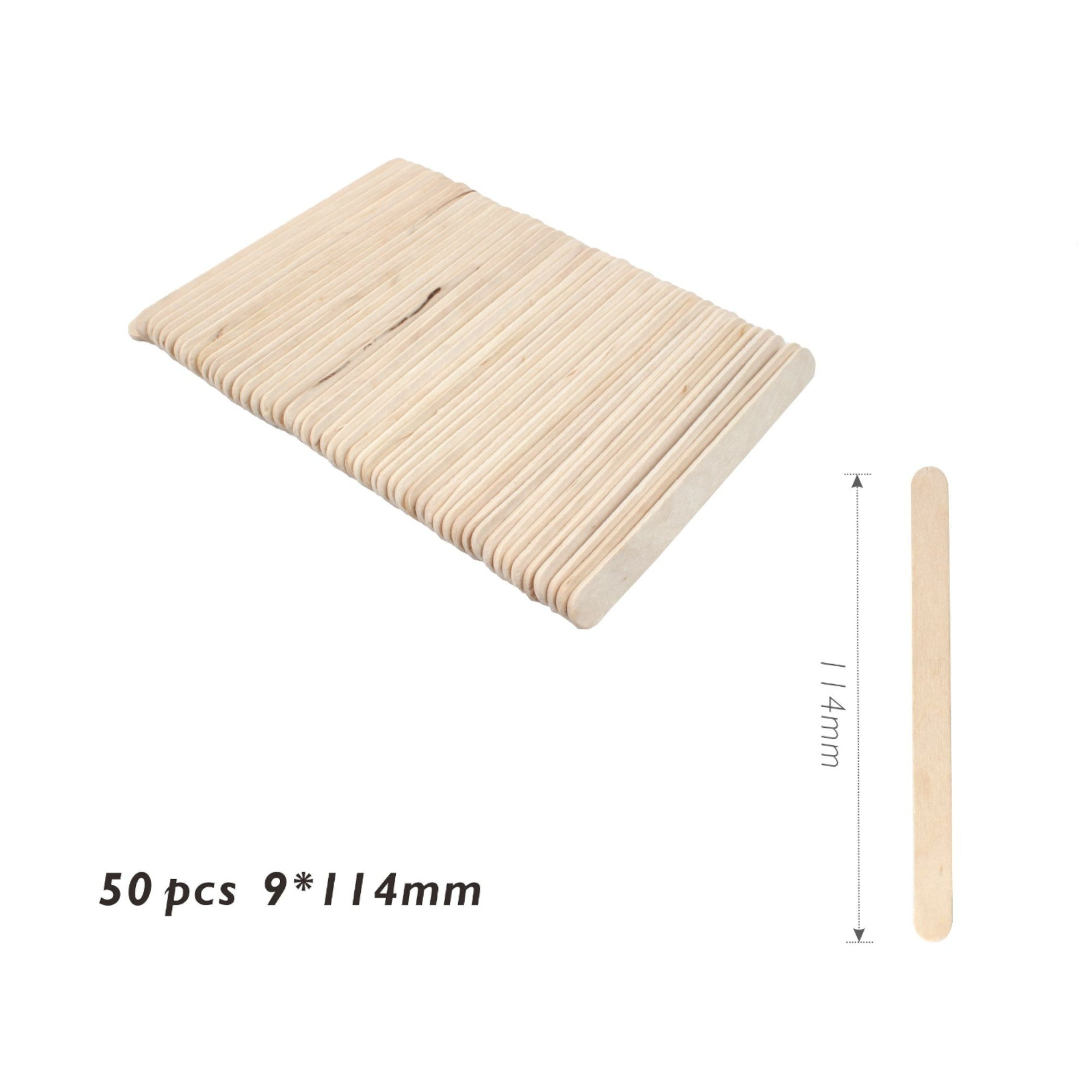 Palitos de Madera para Manualidades – 50 Piezas