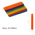 Paletas de Madera de Colores Grandes – 20 Piezas