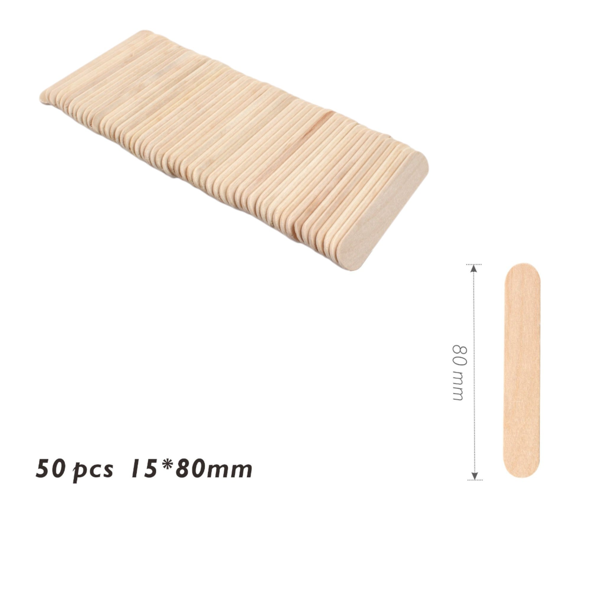 Palitos de Madera Naturales para Helado – 50 Piezas