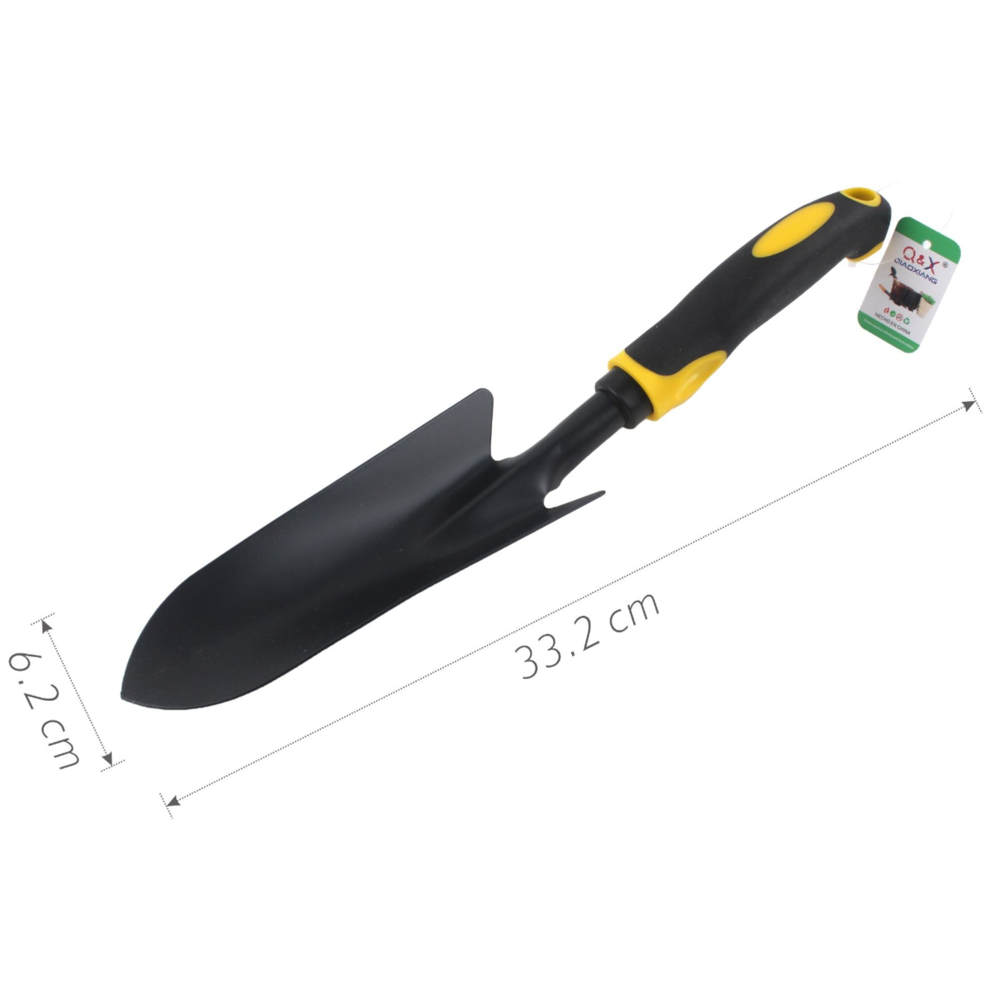 Pala Pequeña de Jardín Mango Amarillo y Negro XL-2085B