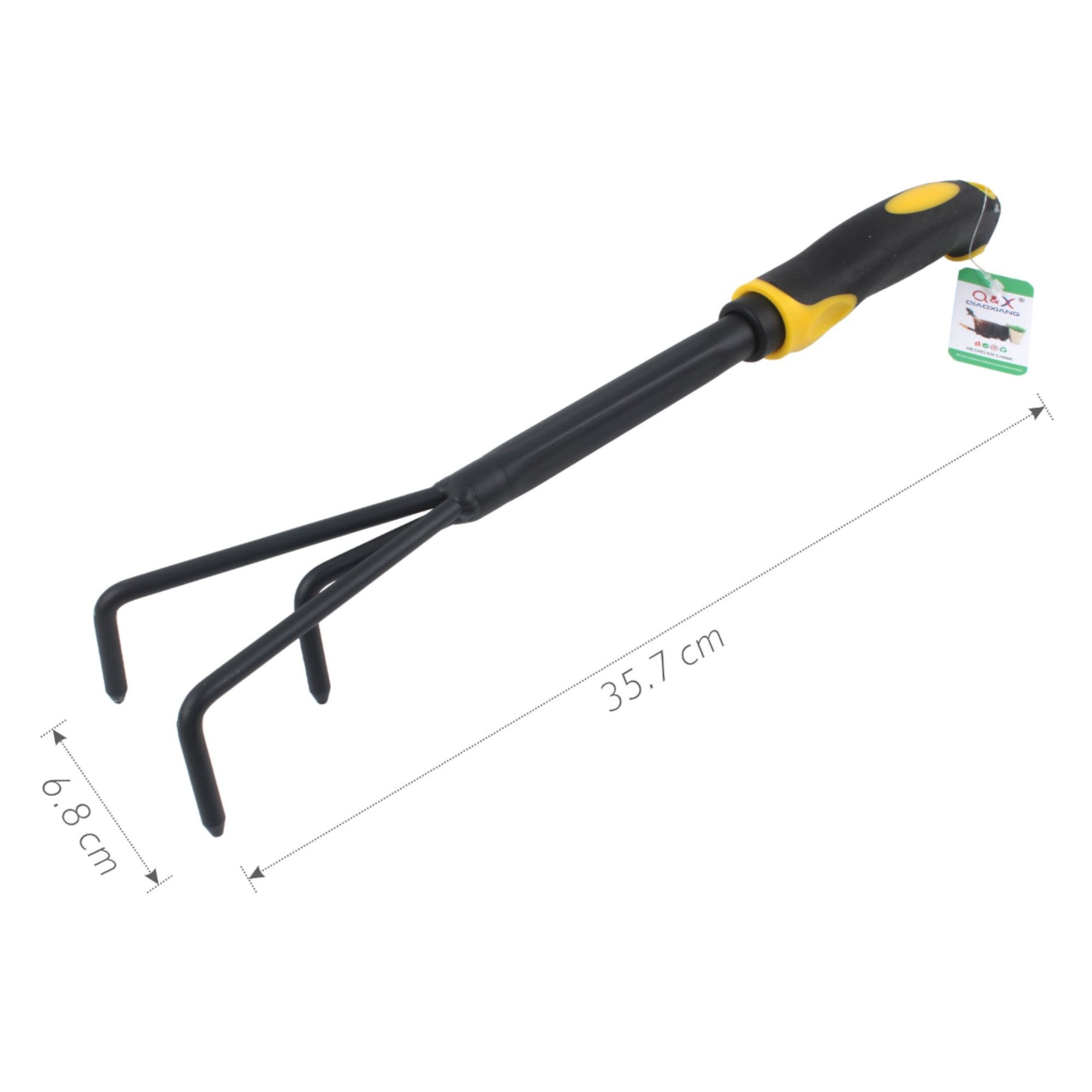 Gancho de Tres Garras Mango Amarillo y Negro XL-2085F