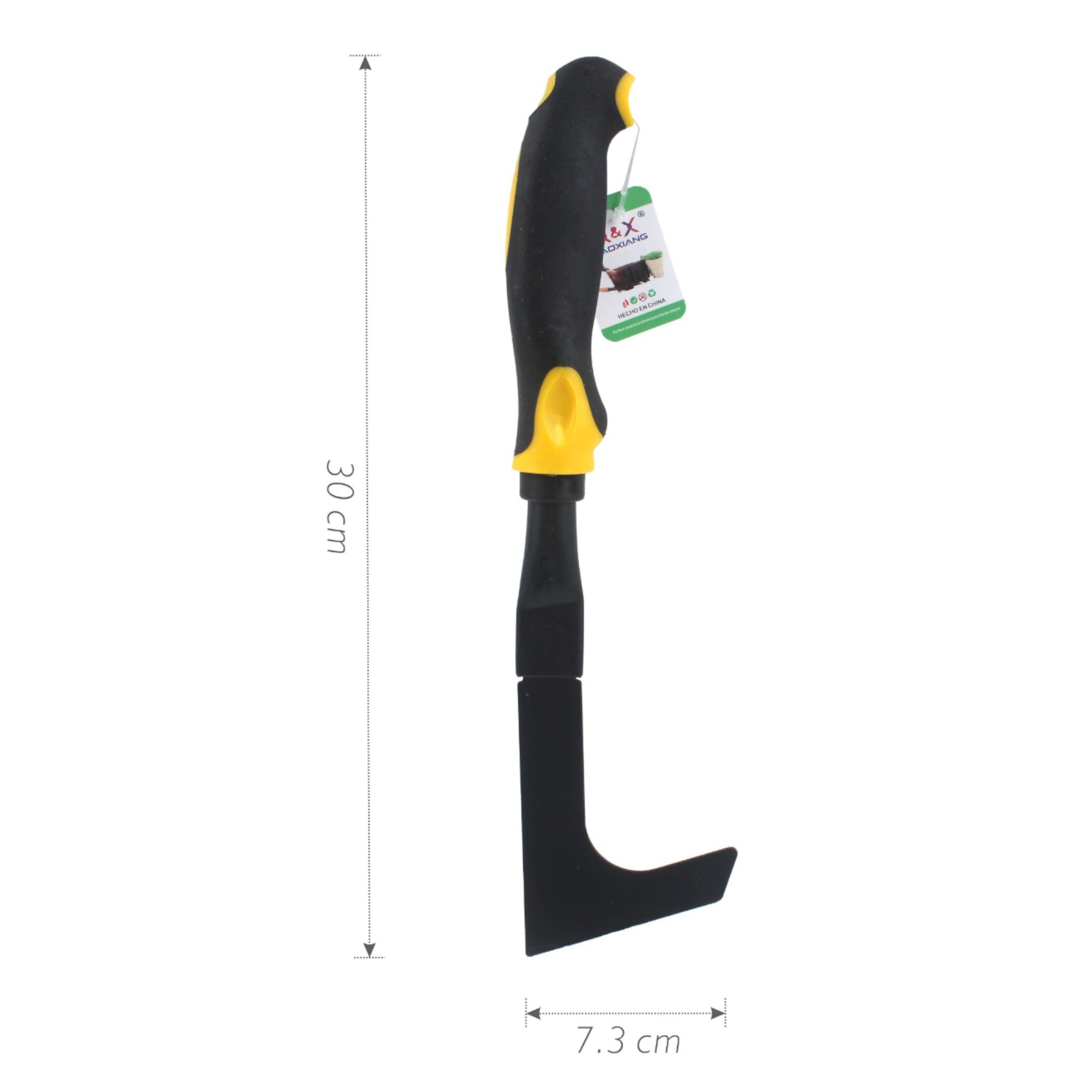Cuchillo Cortador de Pasto Mango Amarillo y Negro XL-2085M