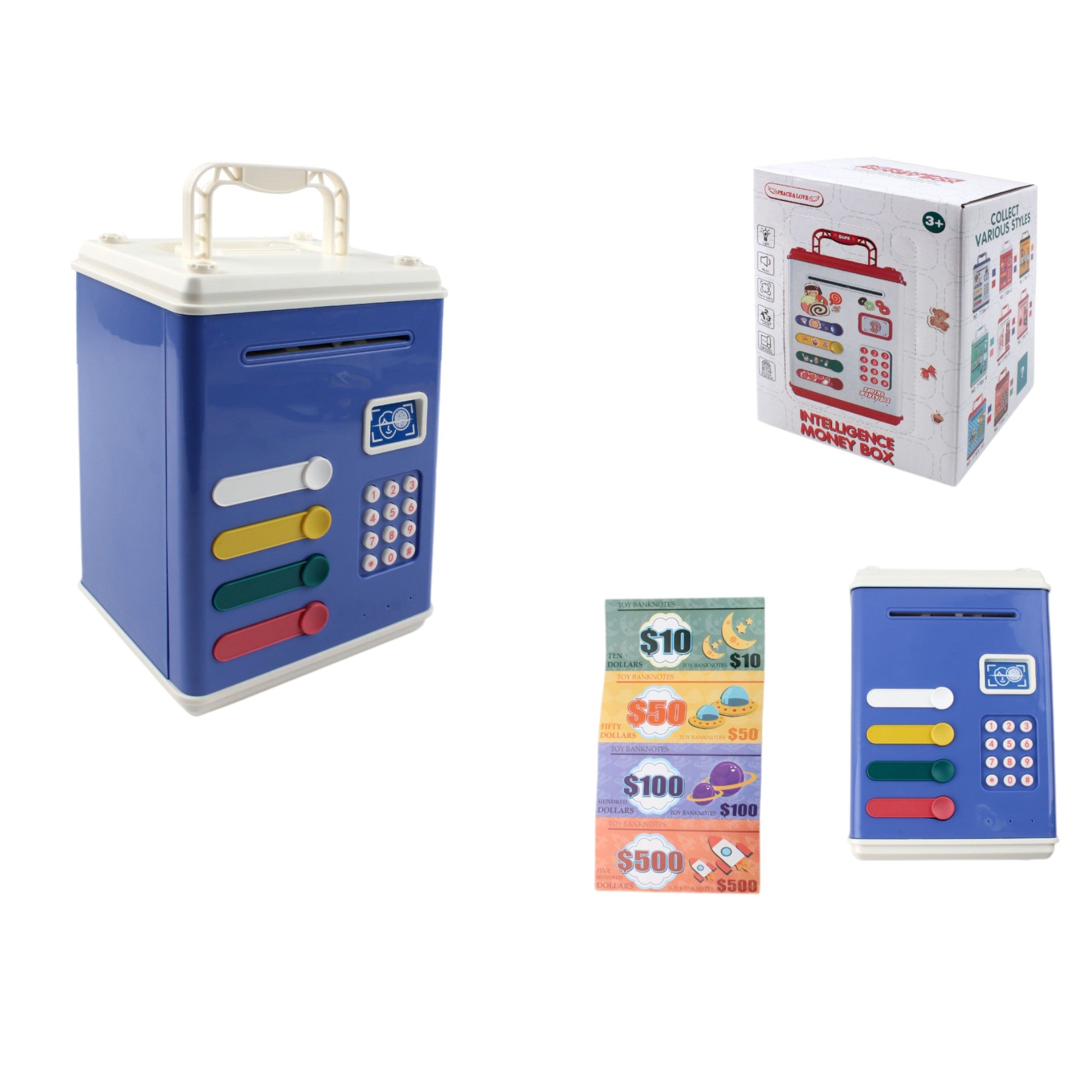 Alcancía Inteligente Infantil con Cerradura y Sonido