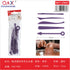 Set de herramientas para cerámica de plástico, formas especiales, 5 piezas, color morado