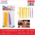 Set de herramientas para cerámica de plástico, 9 piezas, combinación morado 2 + amarillo 7