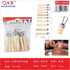 Bastones grandes de madera, set de 10 piezas, color madera natural
