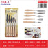 Set espátulas haya 5 piezas color madera natural