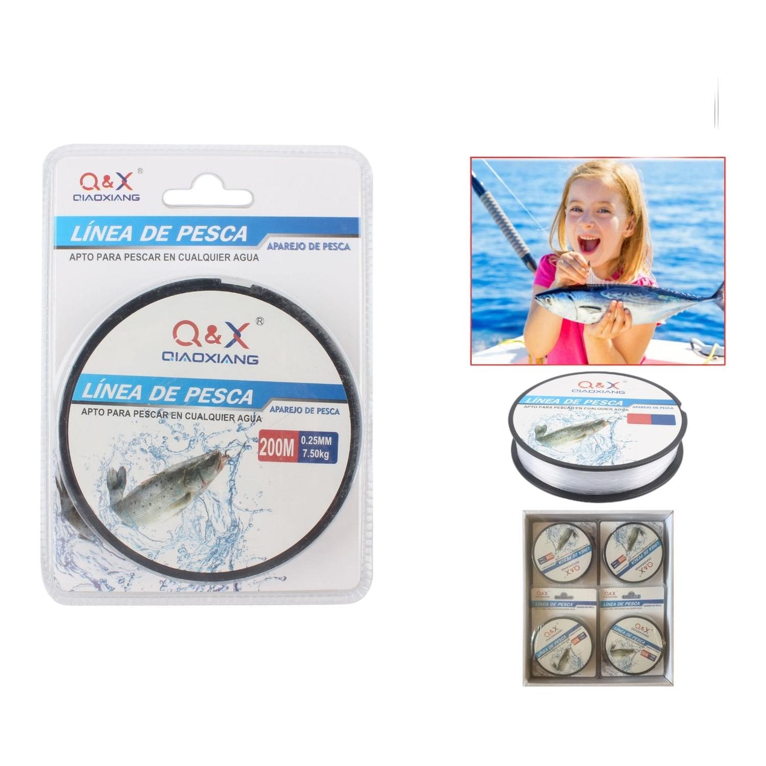 Linea De Pesca De 200 Metros 0,25 Mm