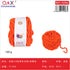 PACK X6 - Lana Chenille 100g color sólido - naranja