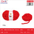 PACK X6 - Lana Extra Suave 250g Tipo Chenille – Rojo Intenso (13)