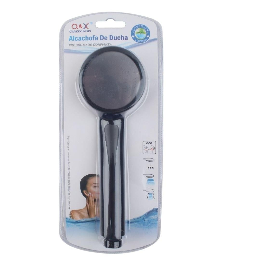 Cabezal de Ducha Negro