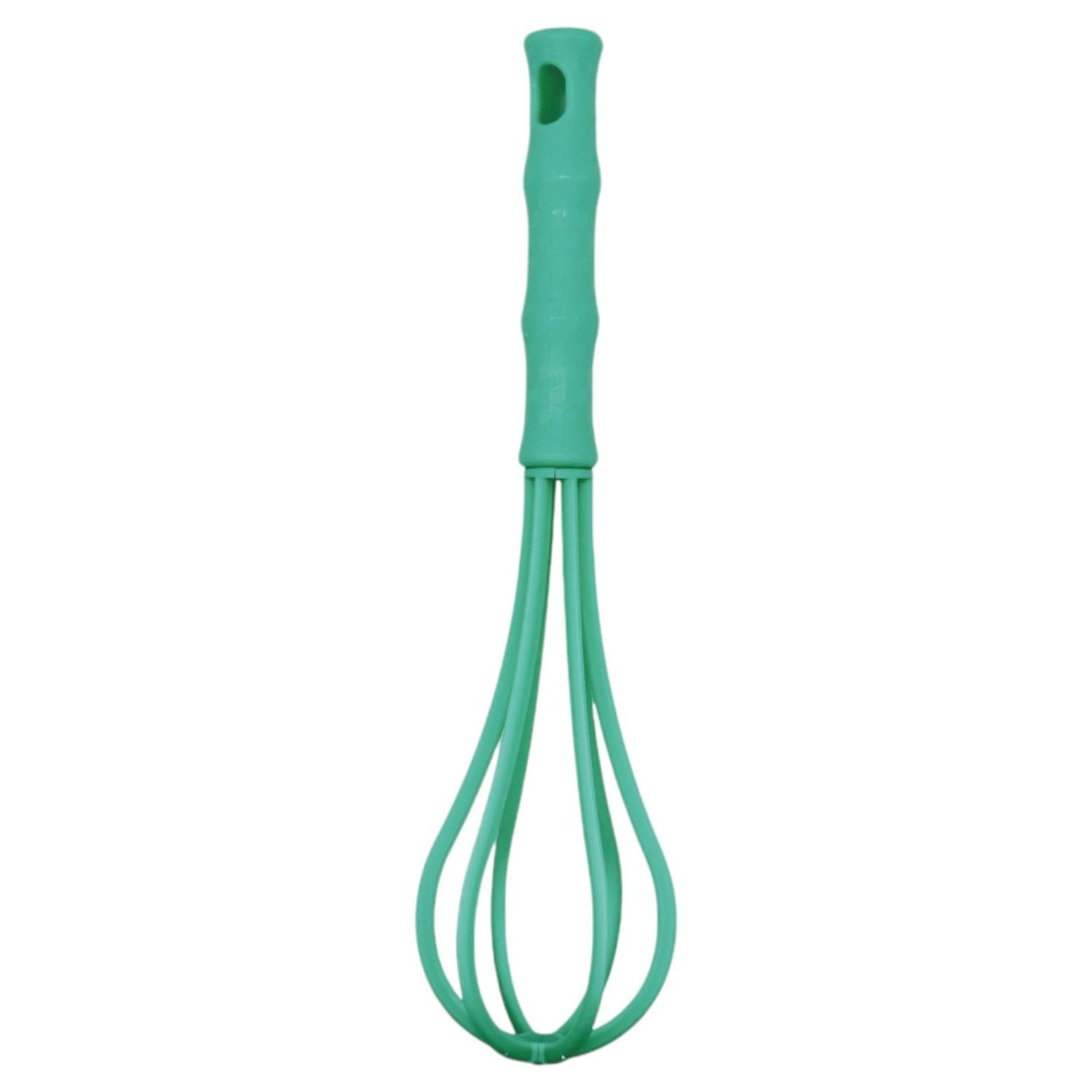 Batidor de huevos de mango de bambú de 12 pulgadas