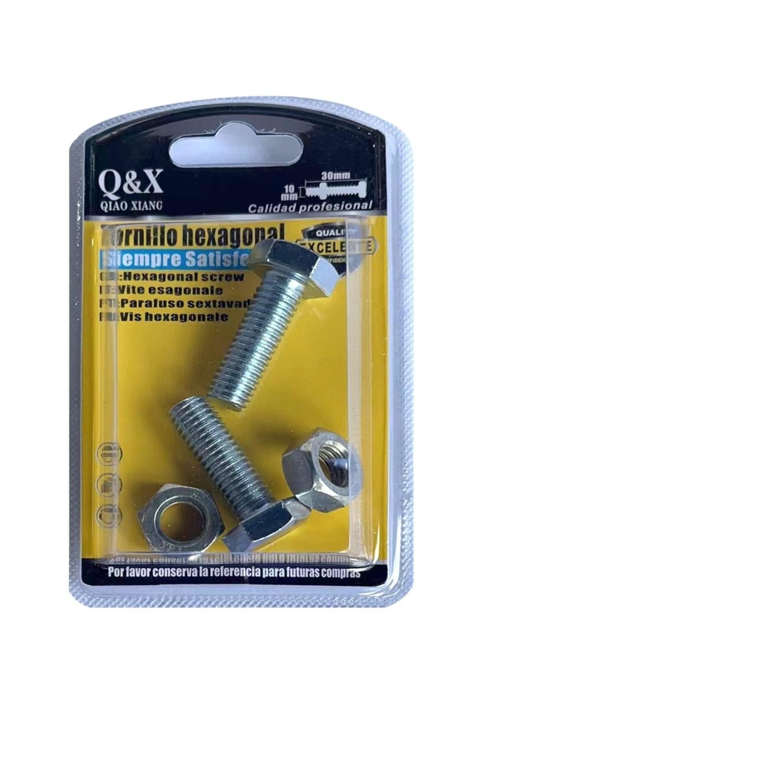 Perno Hexagonal 10*30 + Tuerca M10