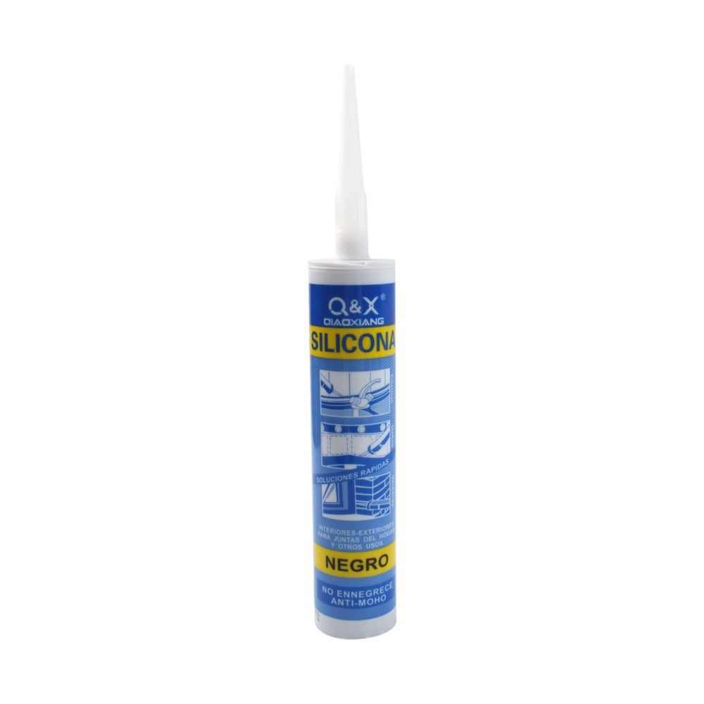 Silicona negra para vidrios 280g