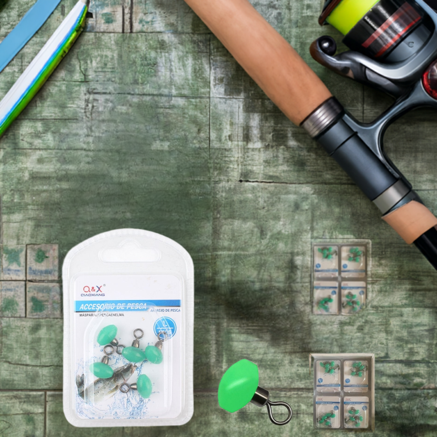 (Accesorios De Aparejos De Pesca) Luminoso Nuevo Divisor Luminoso De Pesca En El Mar De Gran Tama?o