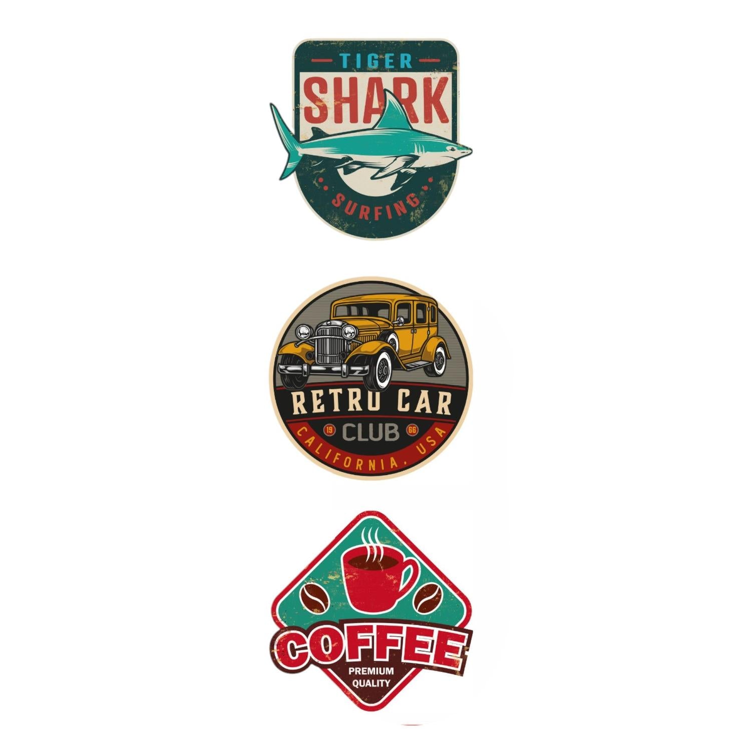 Cuadro tridimensional de hojalata con diseño único (mezcla de modelos 408, 409, 410)