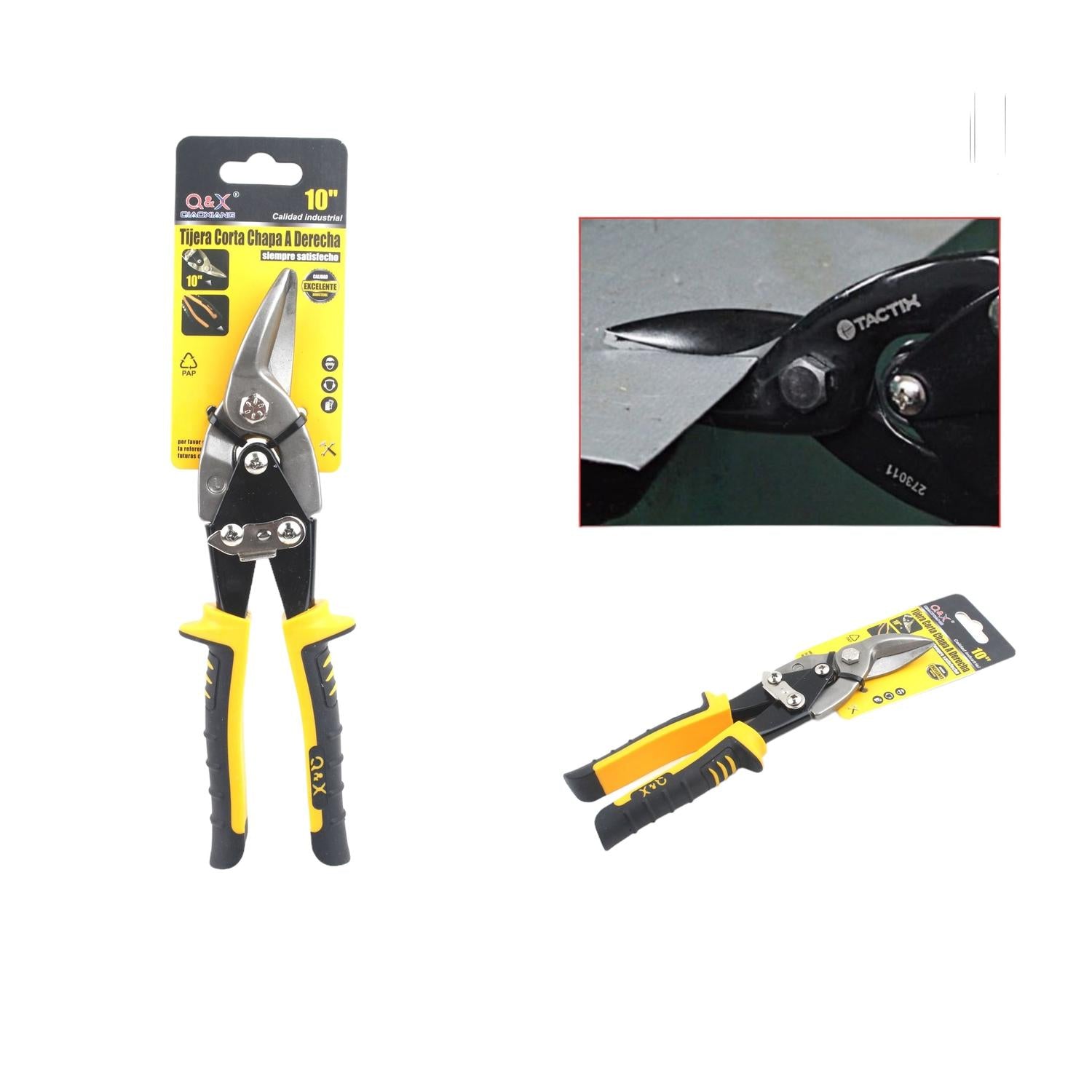 Tijeras De Aviaci¨®n Pulidas De 10 Pulgadas (Derecha)