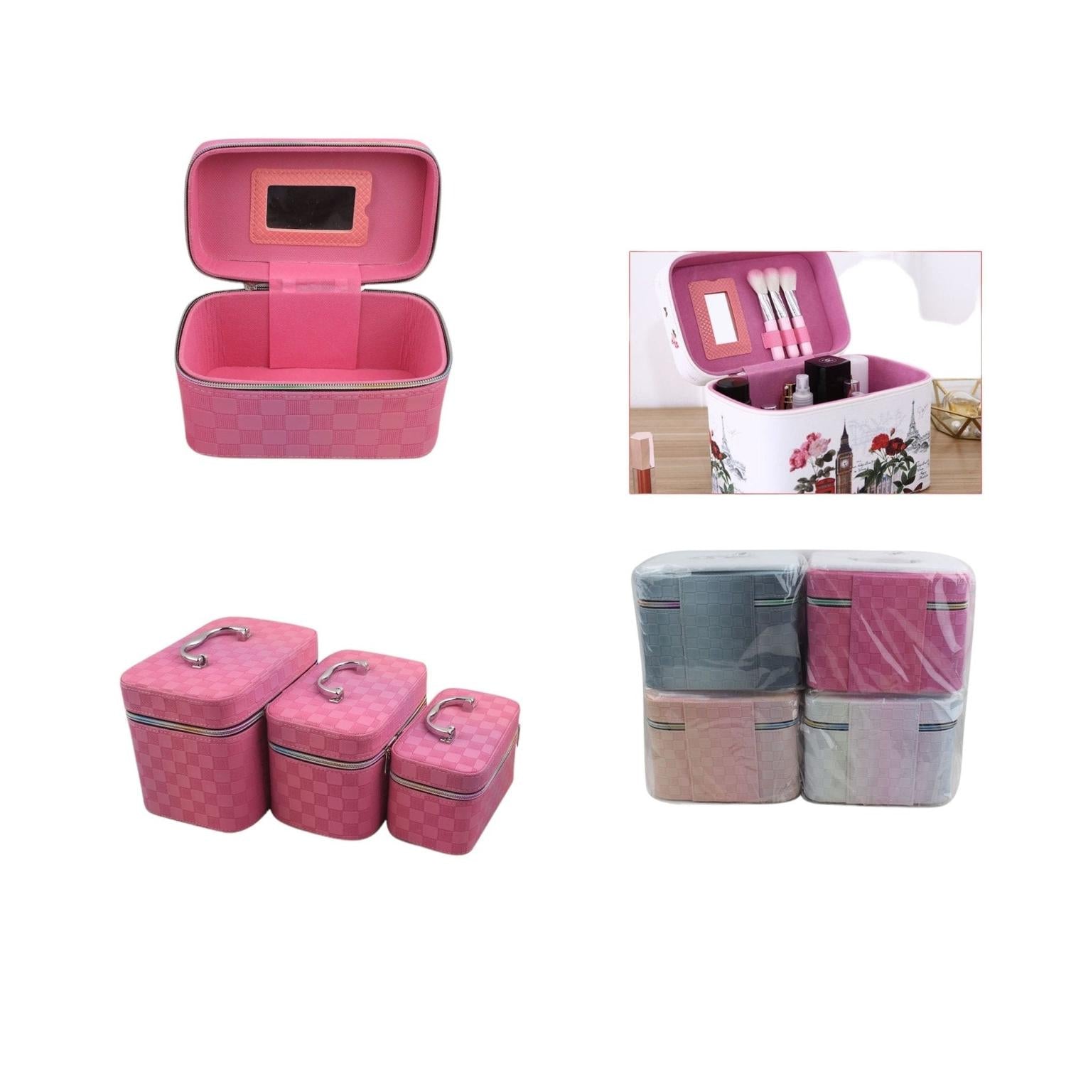 Juego De Neceseres De Tres Piezas 8014-3 H535