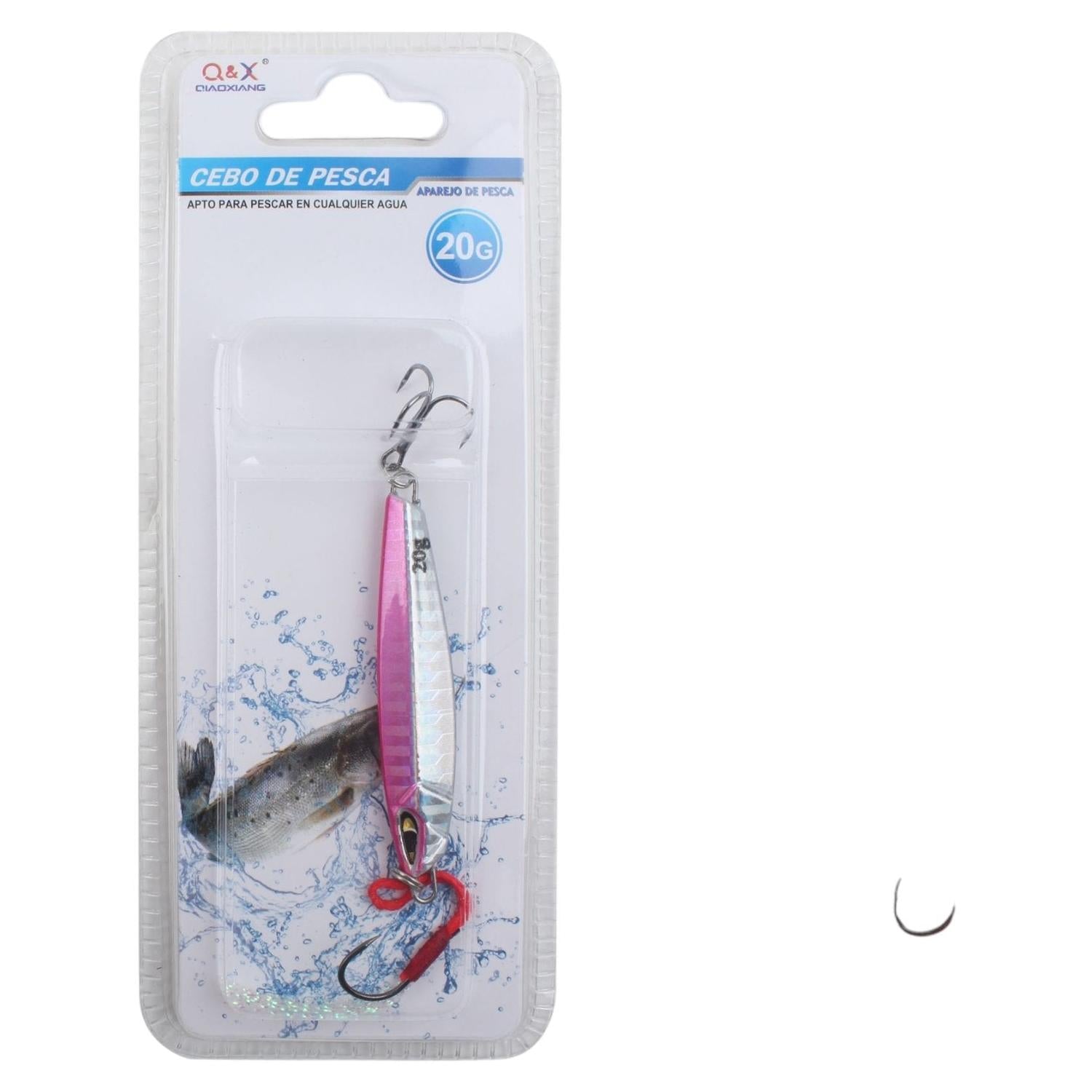 Pez De Plomo 1001-20G Con Anzuelo De Tres Garras