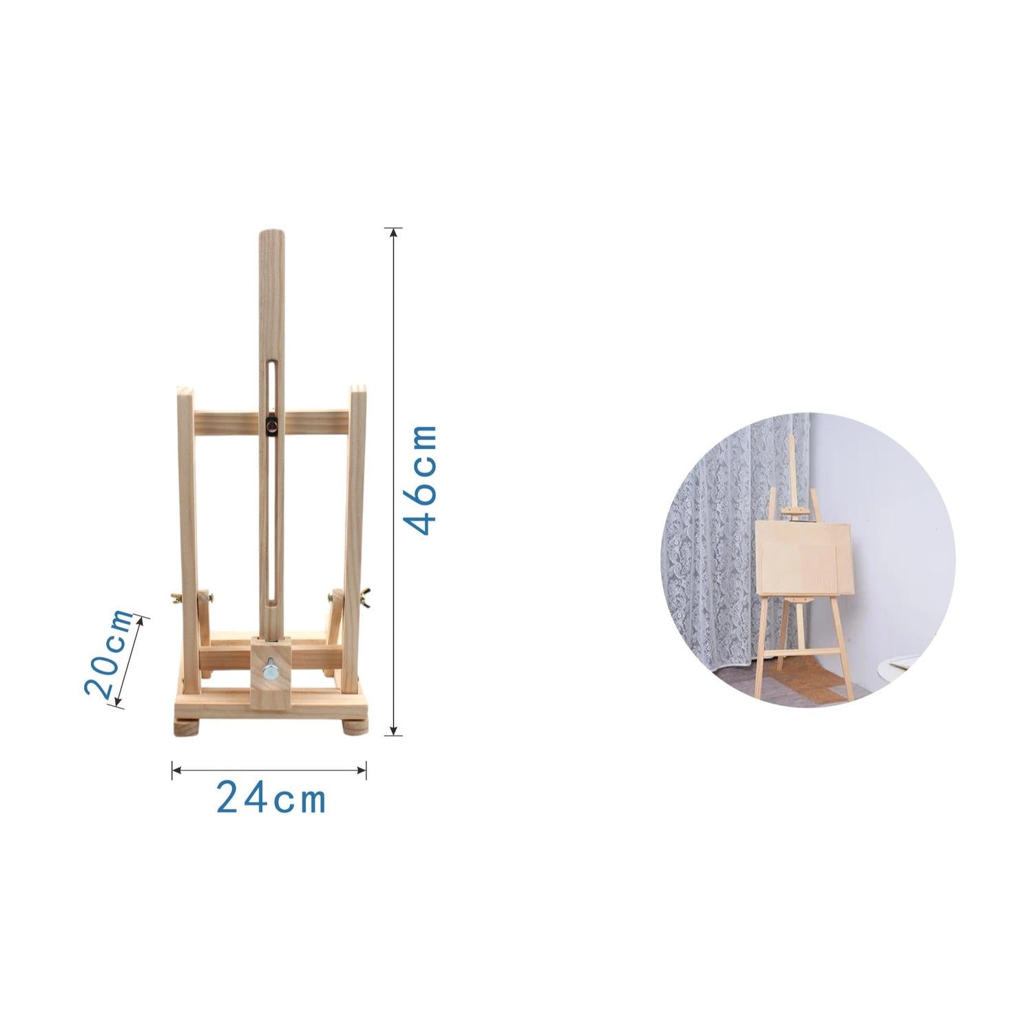 Caballete Madera Pino 20x24x46cm