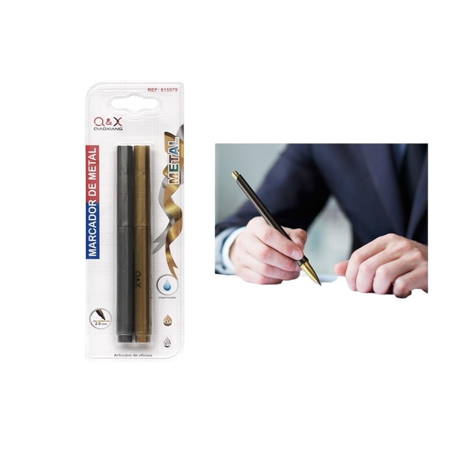 Marcadores Metálicos Set de 2 Unidades