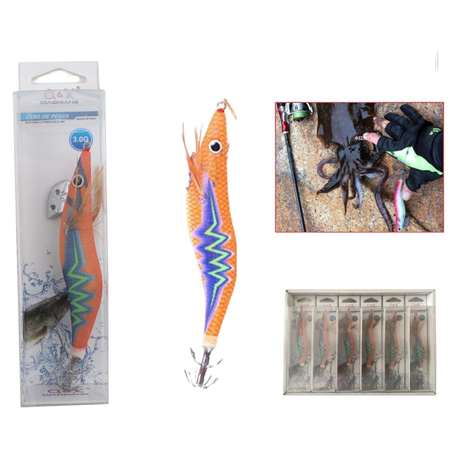 Señuelo Artificial para Pesca 3.0G (Naranja) | Q&X