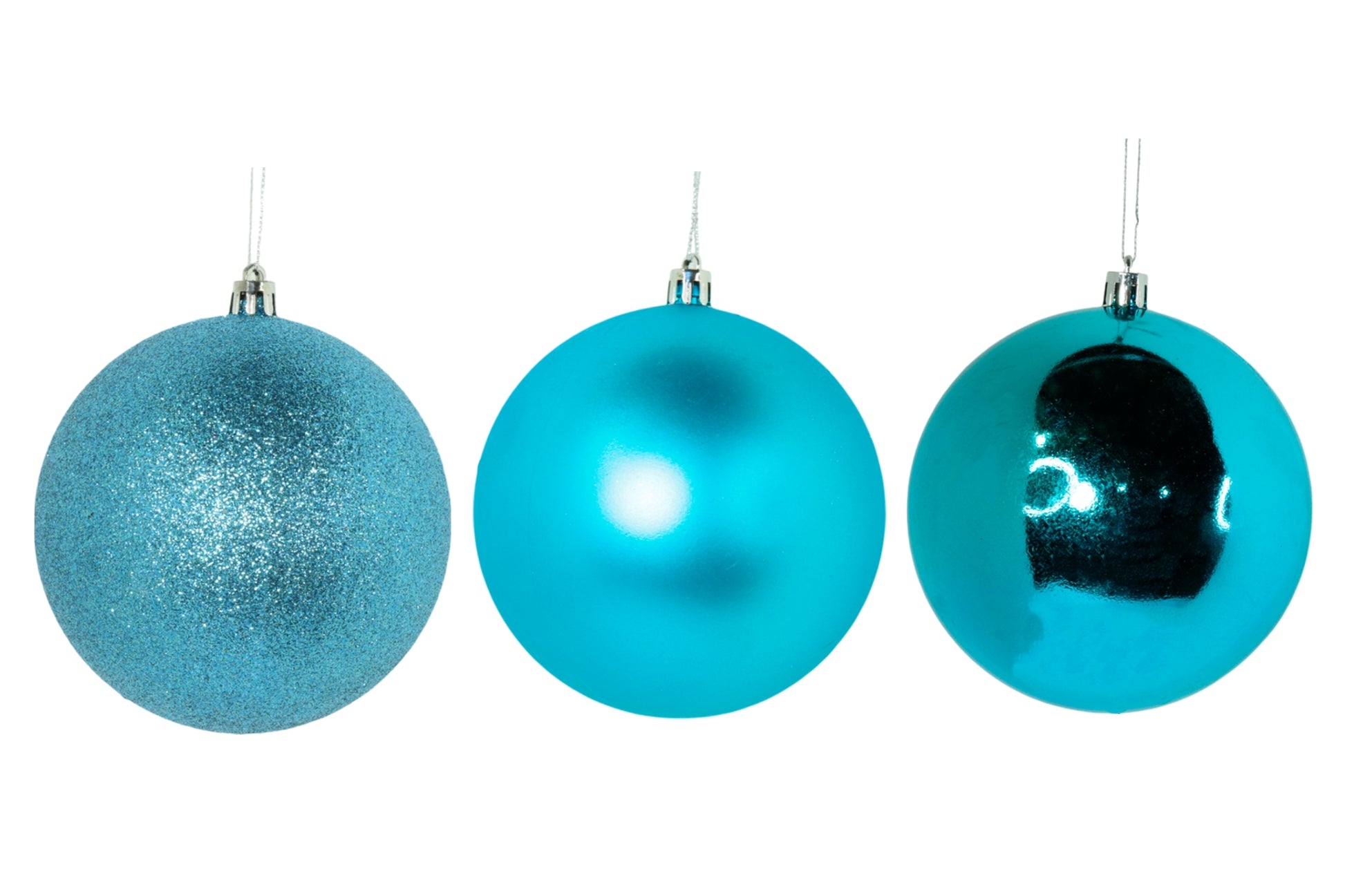 Bolas de Navidad 8cm 6/u 3 diseños - Q&X