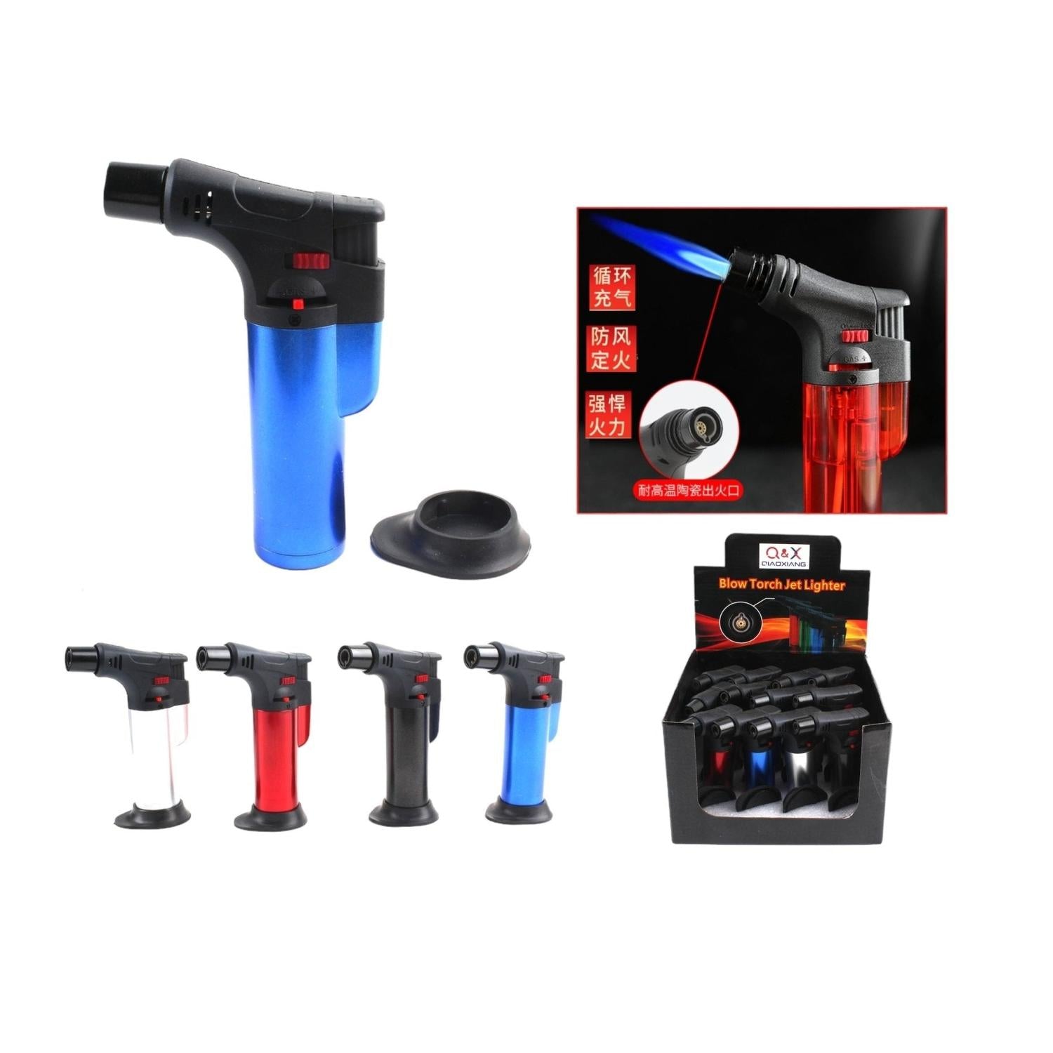 Encendedor De Soplete De Vidrio Color Solido