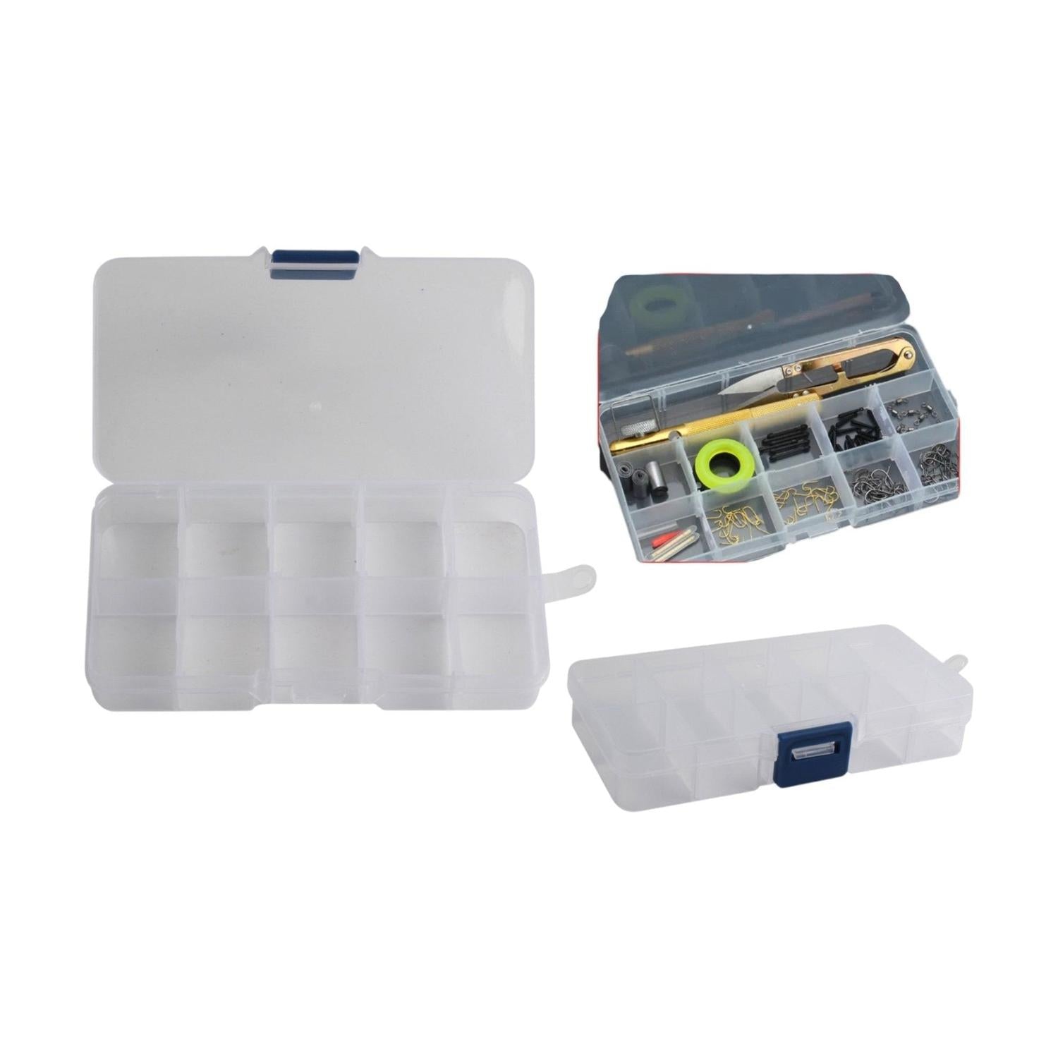 10 Compartimentos Desmontables 13X6.5X2Cm Para Organización