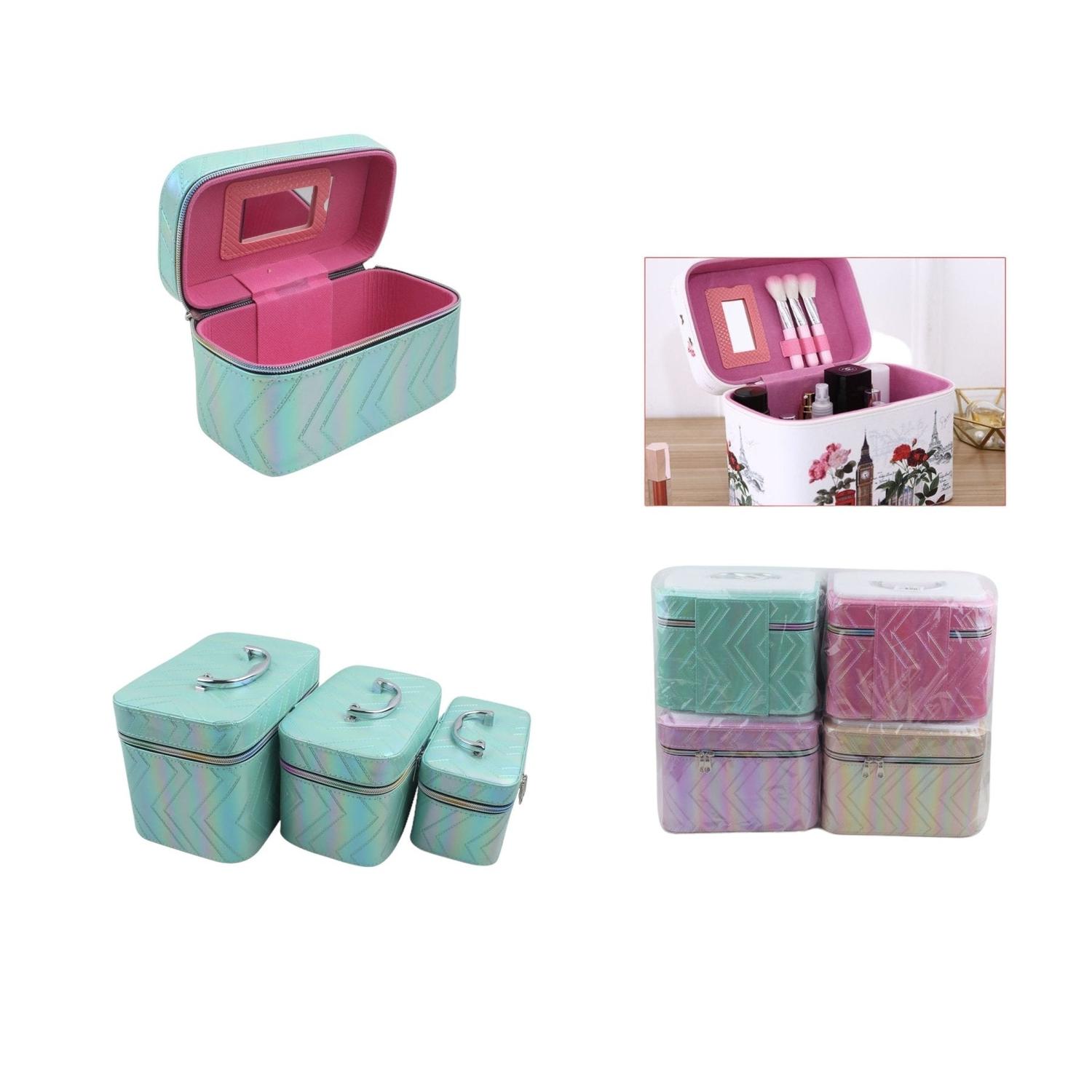 Juego De Neceseres De Tres Piezas 8014-3 (Serie De Fantas¨ªa Monocrom¨¢tica De Sarga)