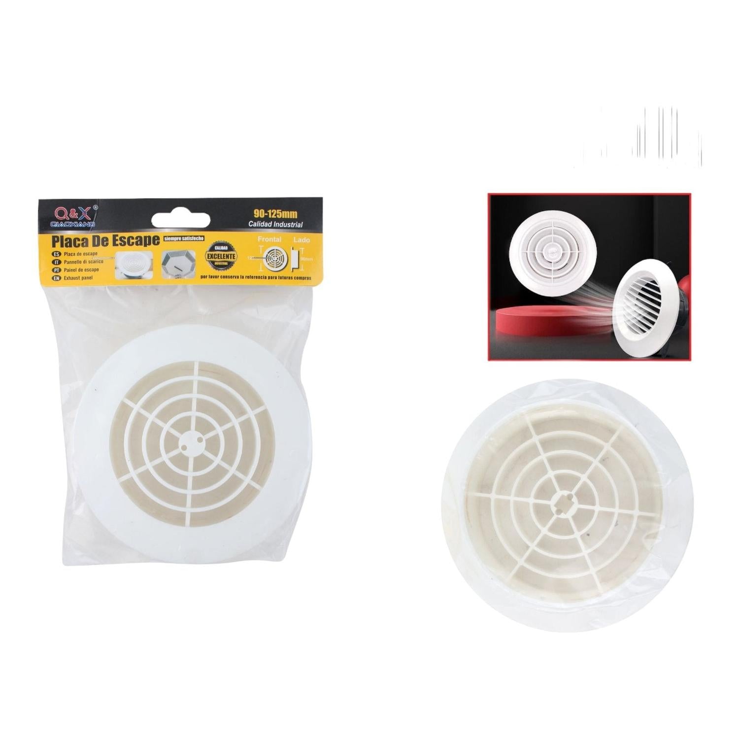 Panel De Escape Redondo De Plástico