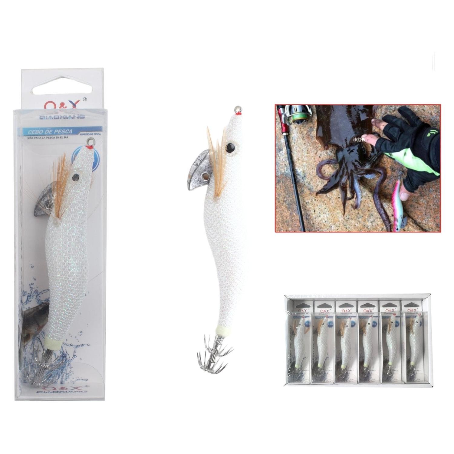 Señuelo de Pesca Q&X 2.5g – Blanco Perlado