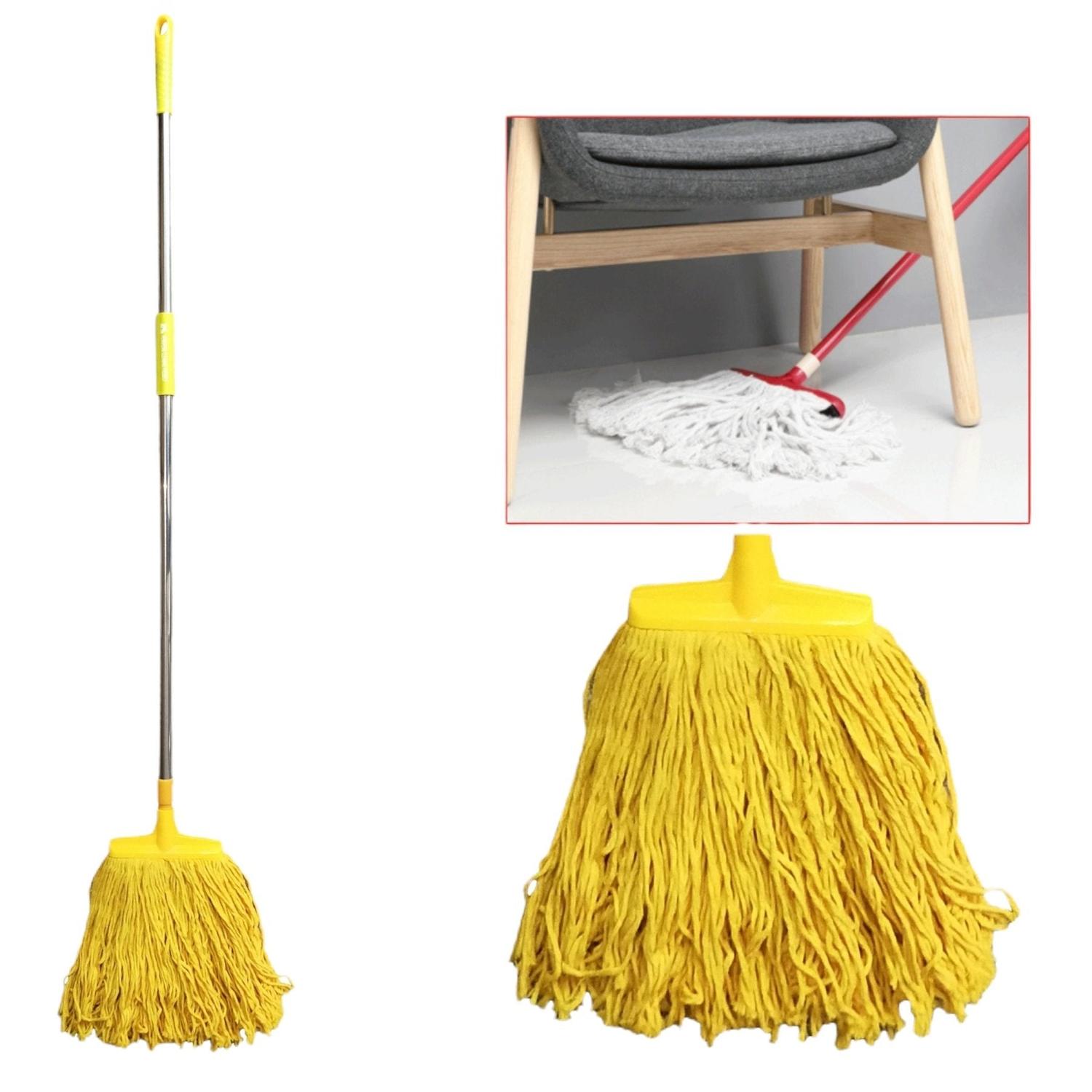 Mopa de Algodón con Mango Metálico