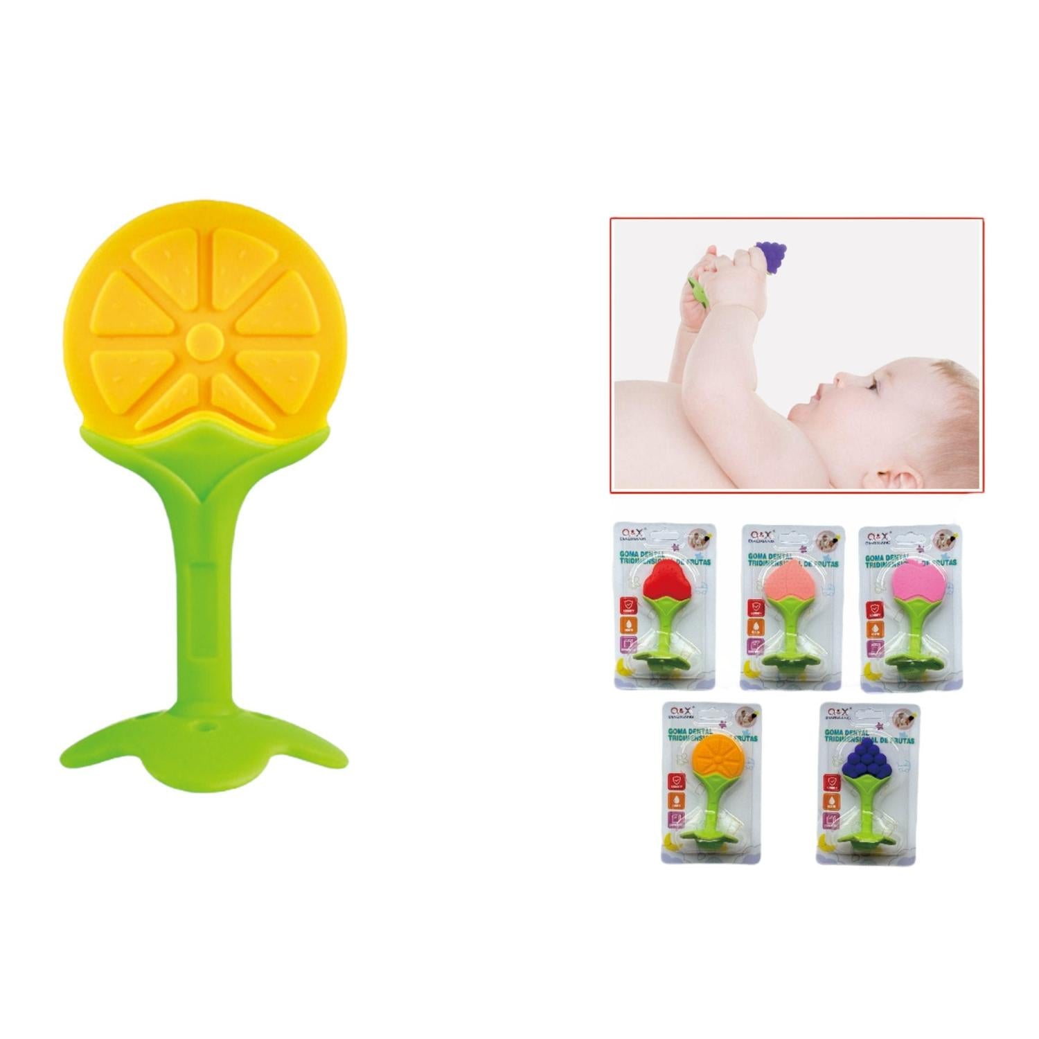 Mordedor Tridimensional De Frutas