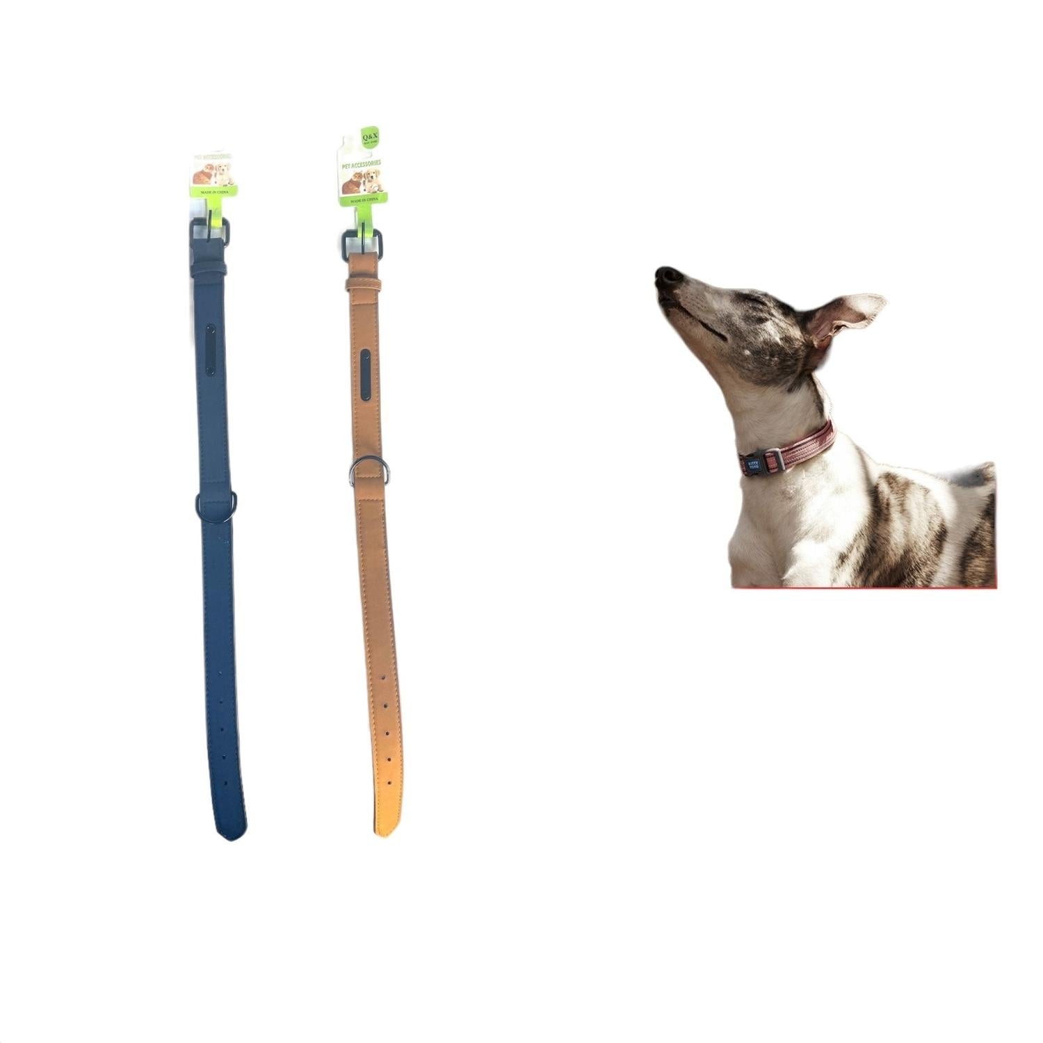 Collar para Perro de PU Ancho 3.0 cm – Q&X