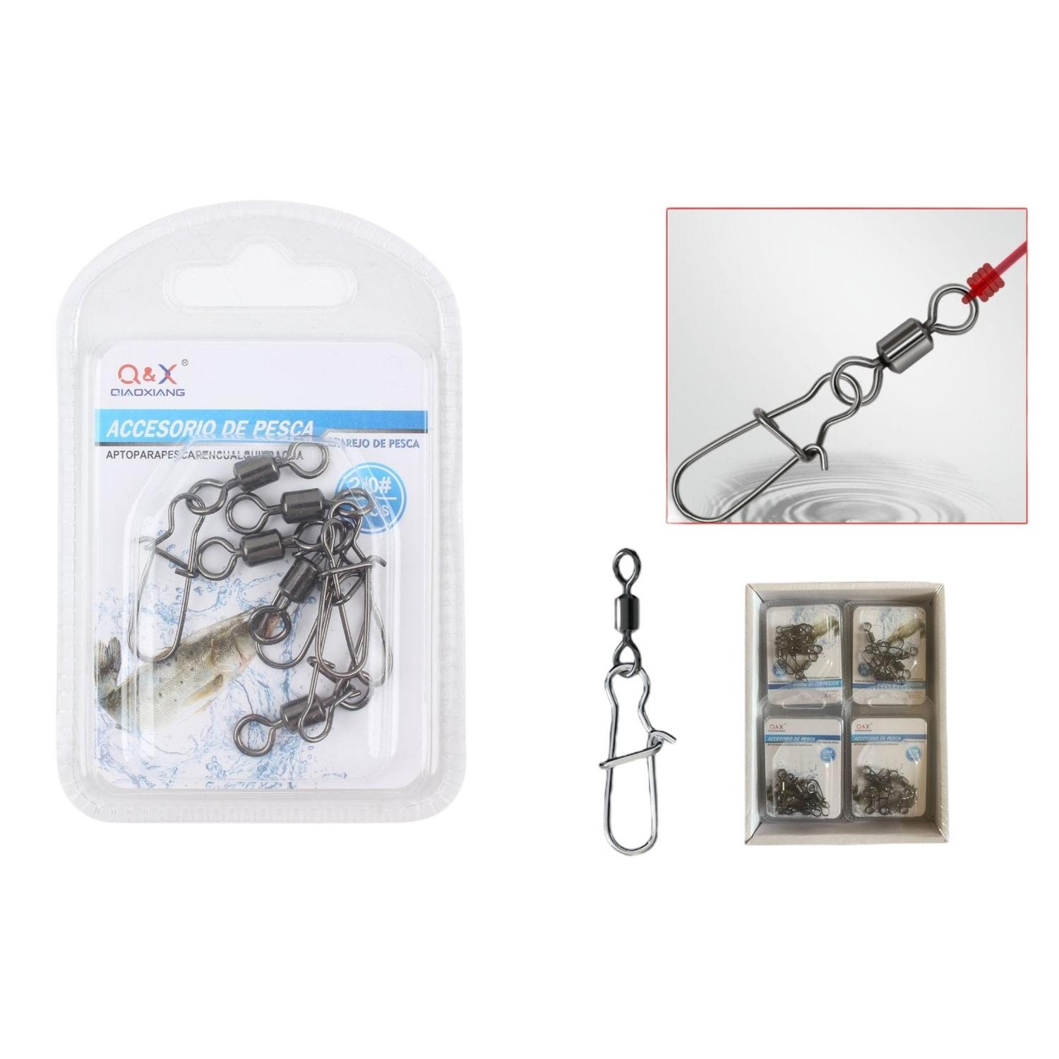 (Accesorios Para Artes De Pesca) Estilo Americano + Pin Mejorado 2/0 5Pcs