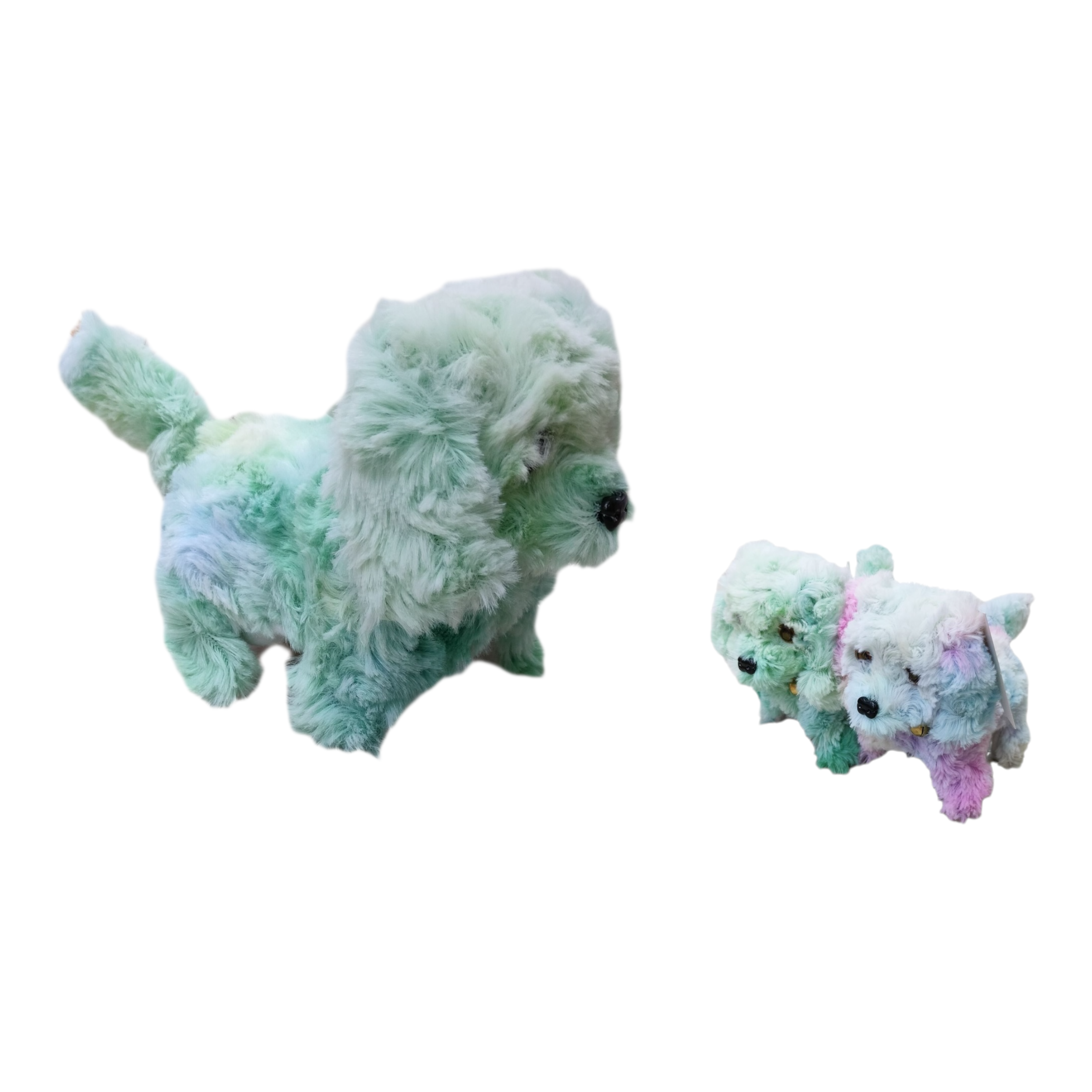 Perro rizado multicolor — 6173