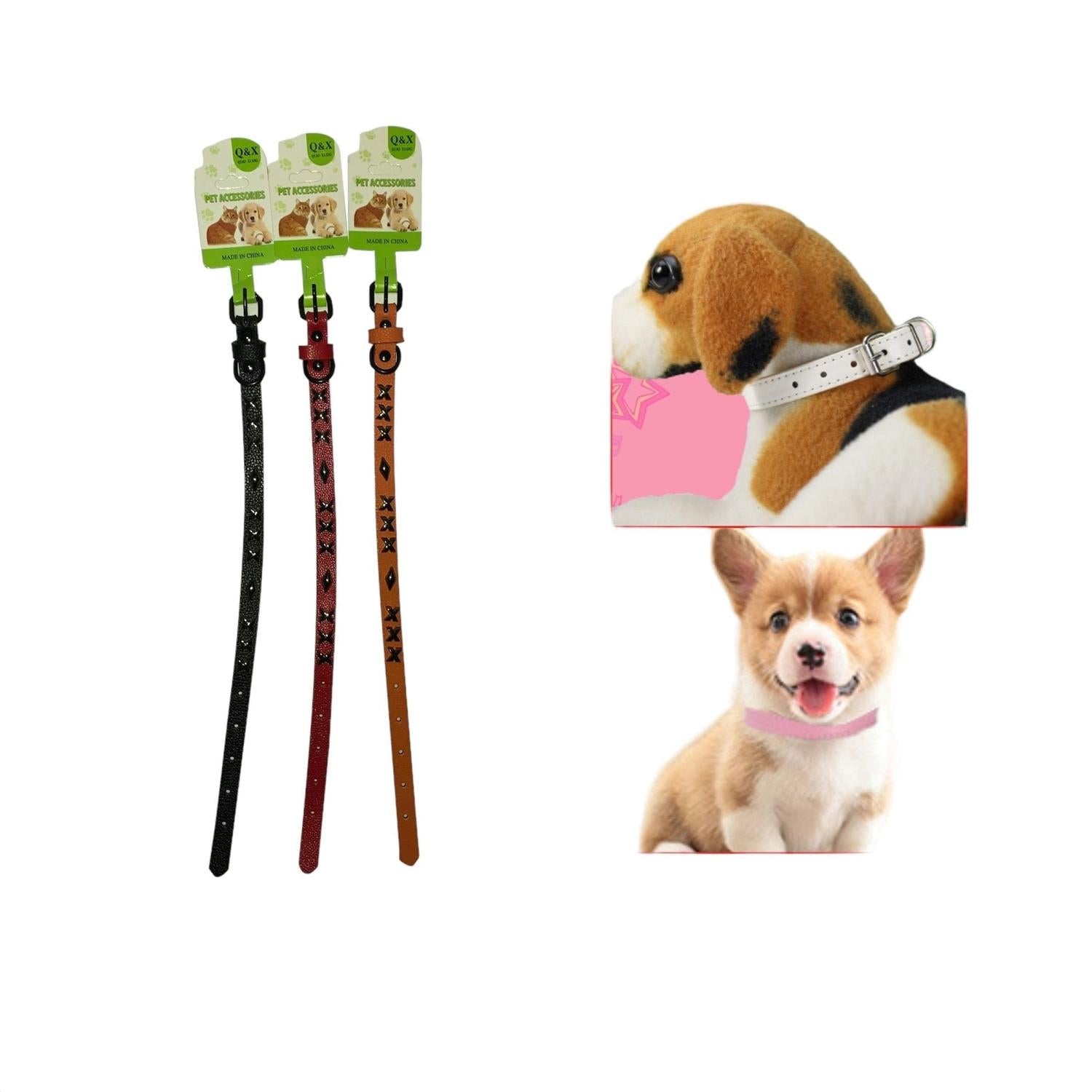 A3538-Collar De Rombo Con Cabeza De Hebilla Fundida En Oro 1,5*40Cm