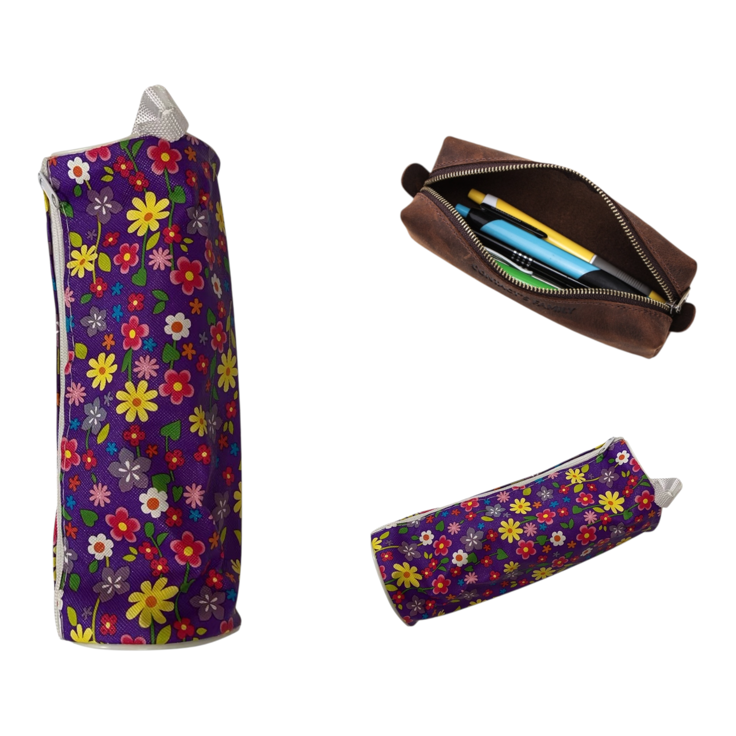 Estuche cilíndrico para lápices