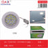 Panel LED empotrado redondo 15 W luz blanca
