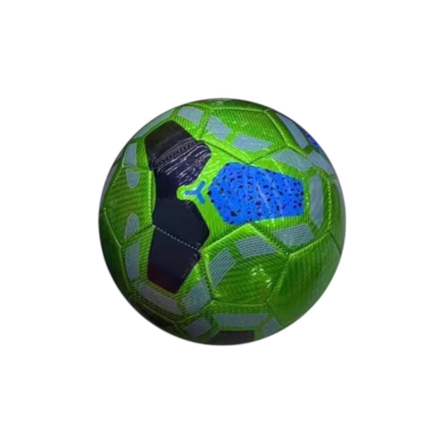 Balón de Fútbol N°5 Efecto Metálico – Colores Surtidos