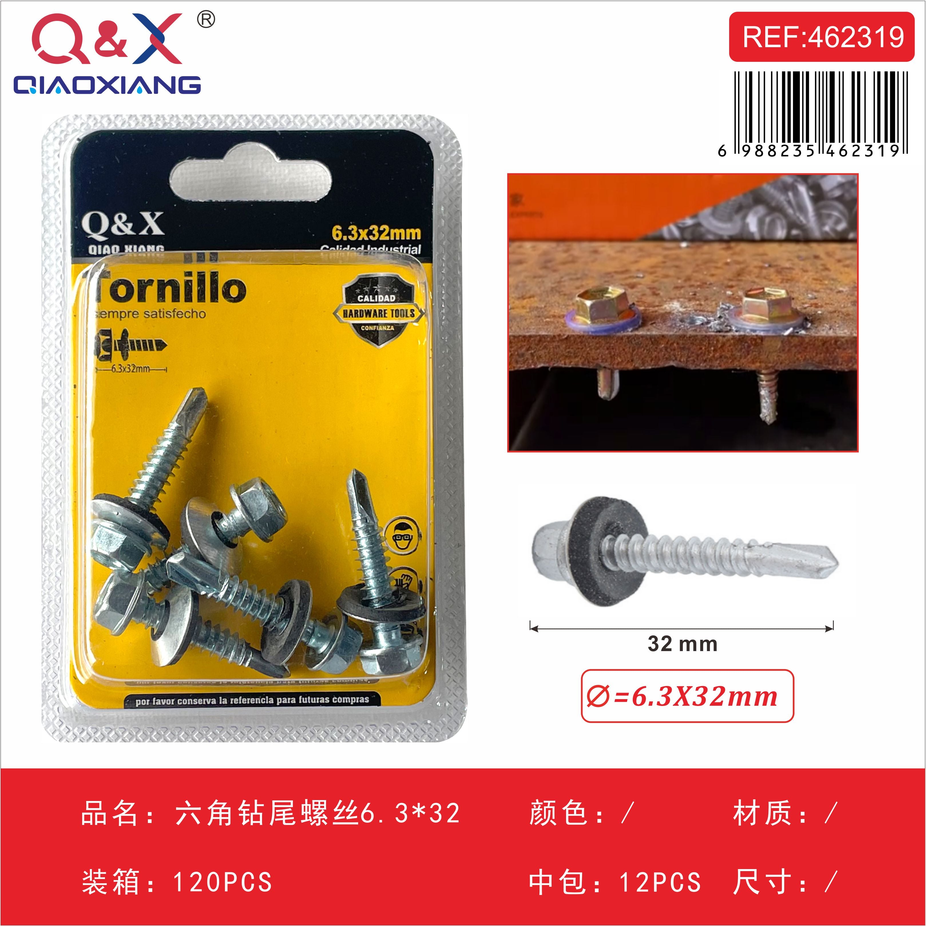 Tornillo autoperforante hexagonal 6.332