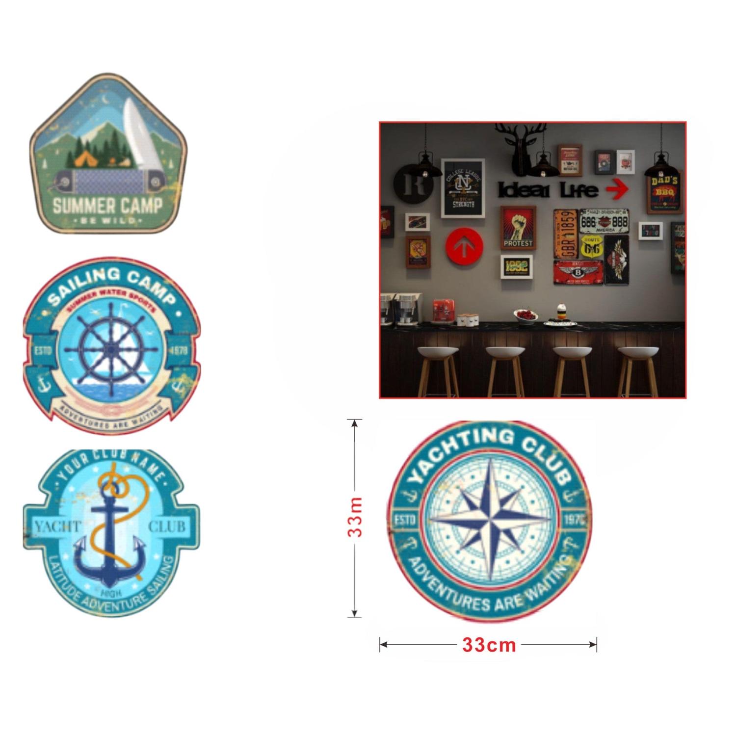 Cuadro de hojalata con diseño único (combinación de modelos 291, 292, 293, 294)