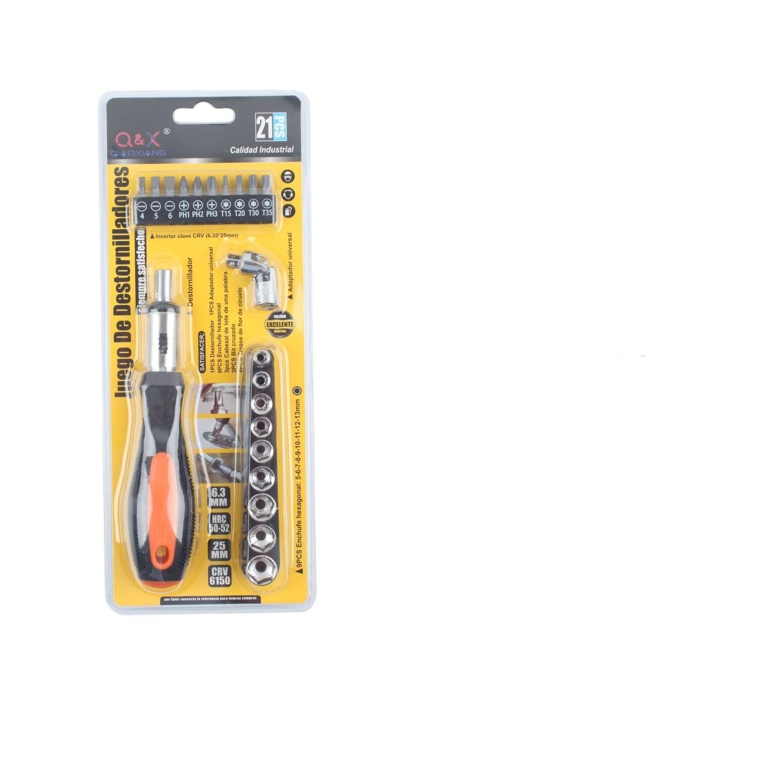 Juego De Destornilladores 21Pcs