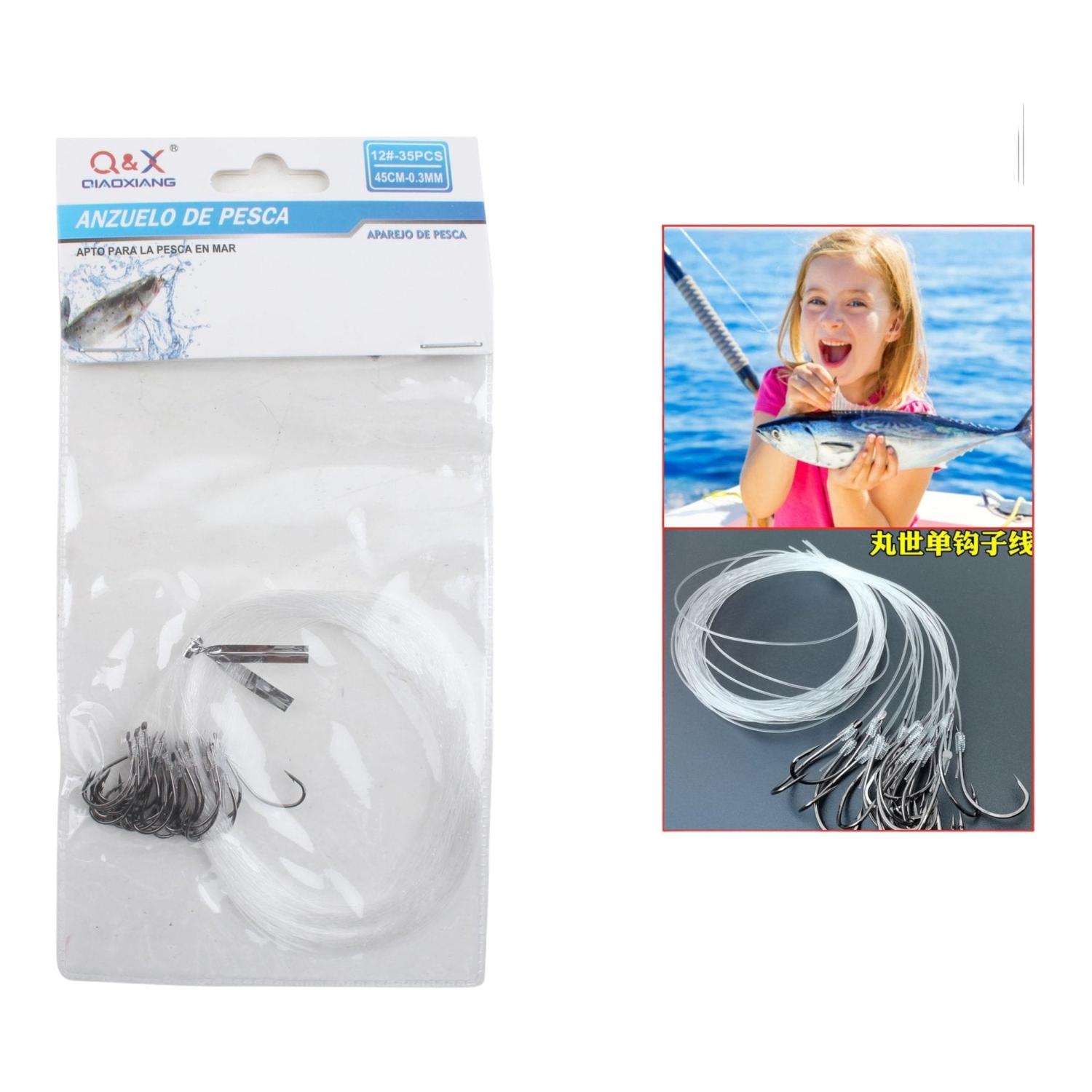 Con Hilo Gancho Maruse 12#-35 Gancho, 45Cm-0.3Mm